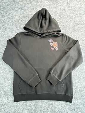 Harlem Globetrotters LCKR Hoodie Kids Hoodie Large Black Basketball Pullover
